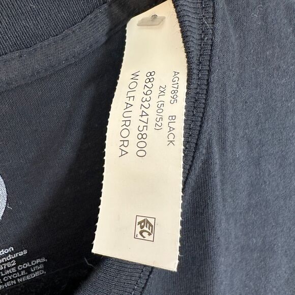 DOM Wolf Wolves Galaxy Space Graphic Shirt Men's Size 2XL NEW with Tags - Picture 2 of 6